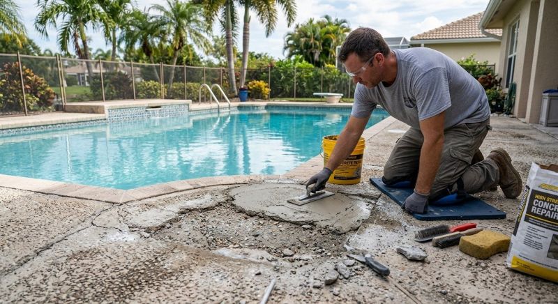Concrete Patio Repair in Corpus Christi, TX